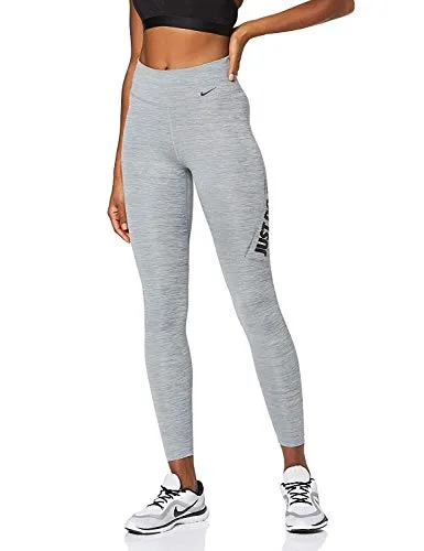 Nike Damen All-In HBR JDI Tight, Iron Grey/Htr/Black, L