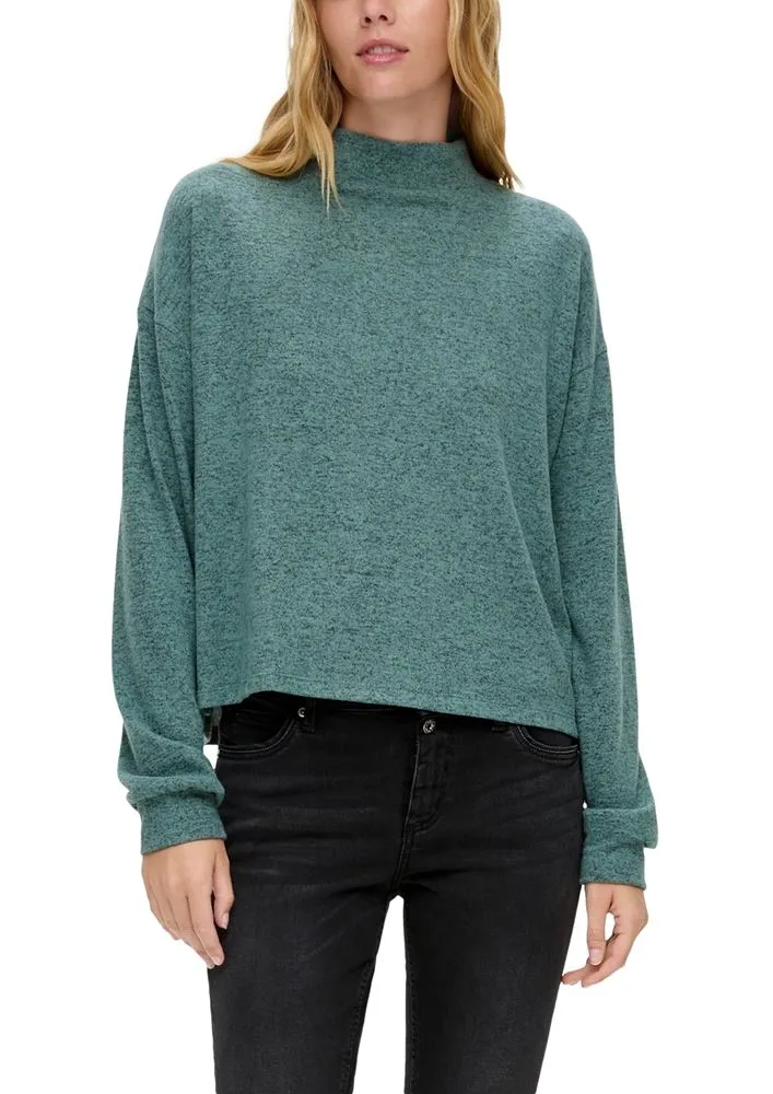 QS by S.Oliver Longsleeve aus Viskosestretch S23 2135412