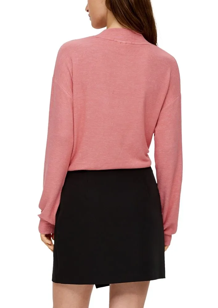 QS by S.Oliver Longsleeve aus Viskosestretch S23 2135412