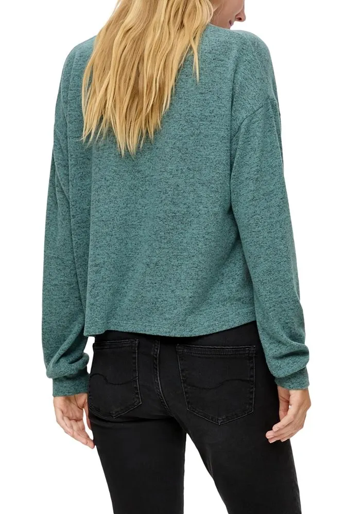 QS by S.Oliver Longsleeve aus Viskosestretch S23 2135412