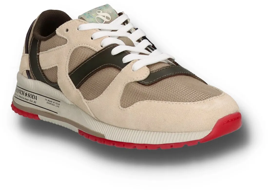 VIVEX Herren-Sneaker 244382000005 (Beige/Grau)